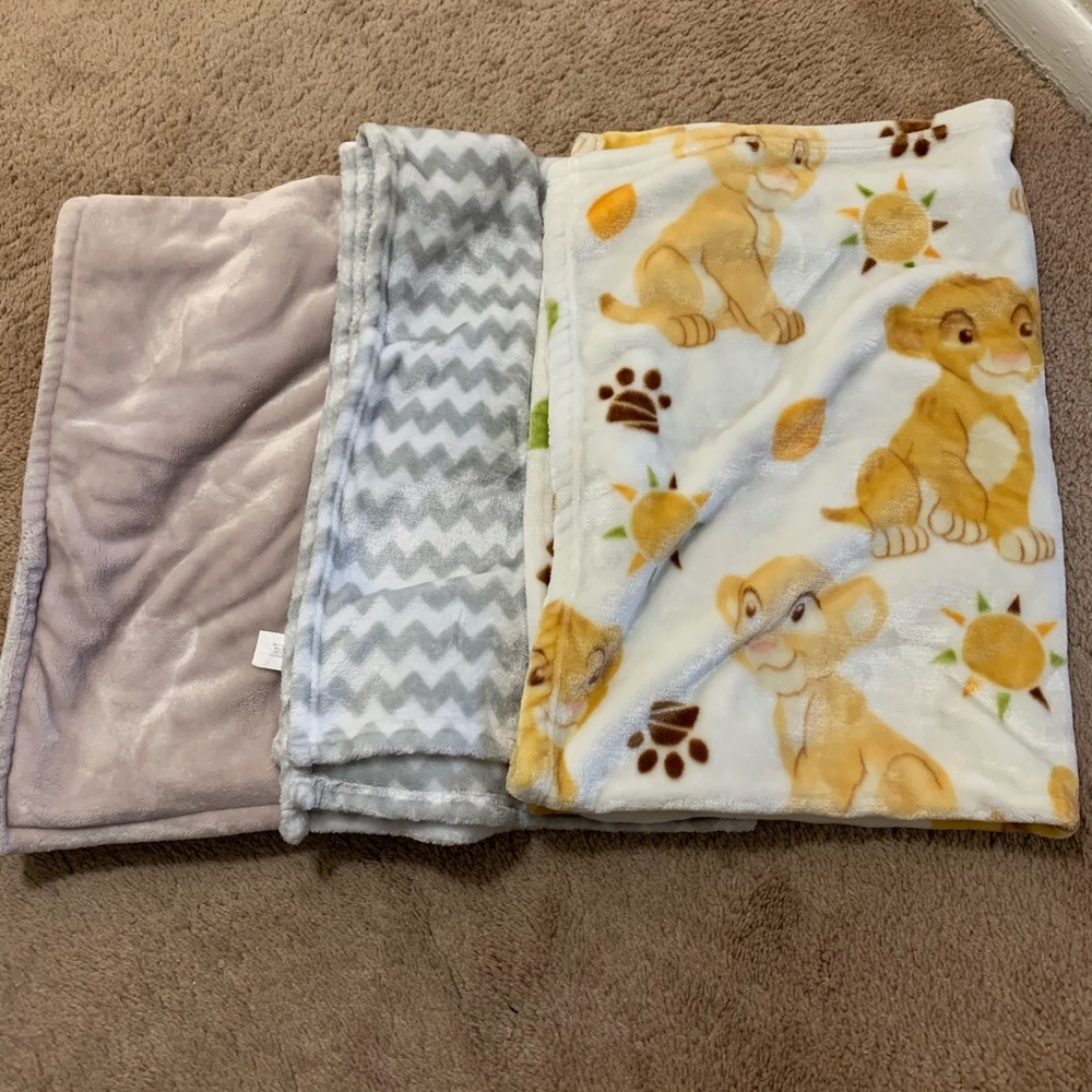 (3 for U$9) Baby Blankets